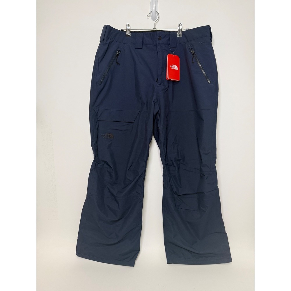 The North Face Seymour Snow‎ Pants Men's Large Short Insulated Waterproof Navy